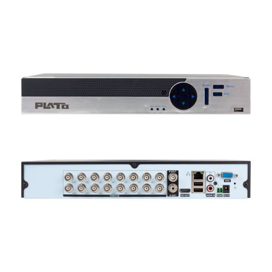 PLATO PL-22034 16 KANAL 5IN1 1080N 5 MP DESTEKLİ DVR KAYIT CİHAZI (H265) resmi