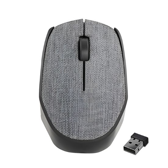 EVEREST KM-218 2.4 GHZ USB KUMAŞ YÜZEY KABLOSUZ MOUSE  (GRİ-MAVİ-KIRMIZI) resmi