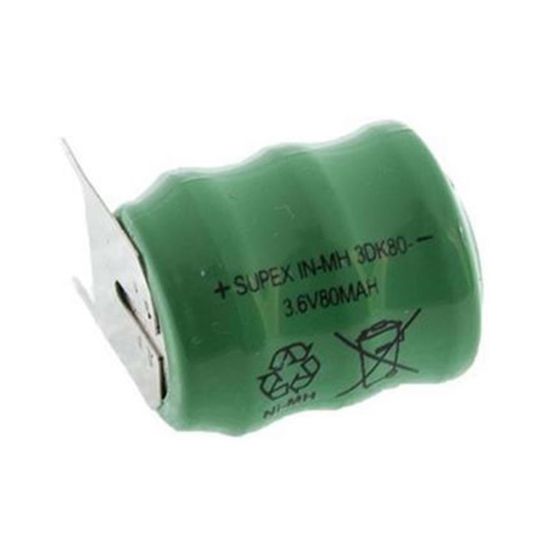 SUPEX 3DK80 3.6 VOLT 80 MAH BIOS PİLİ resmi