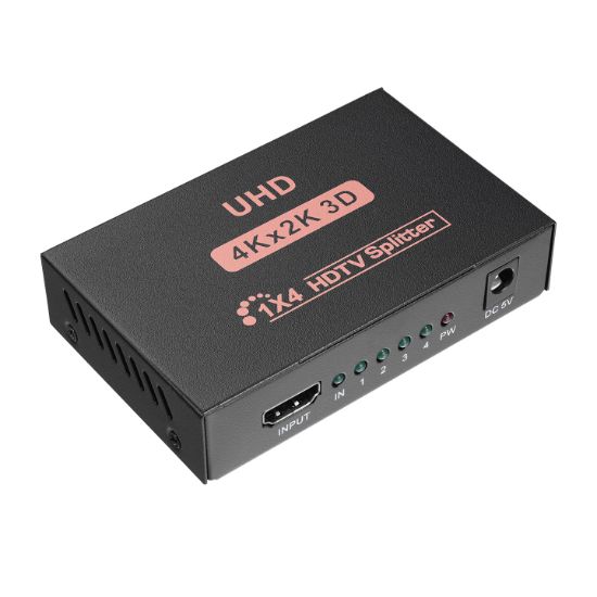 HYTECH HY-LU4 4 PORT 4KX2K HDMI SPLITTER DAĞITICI resmi