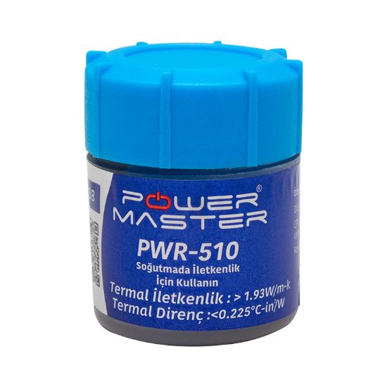 POWERMASTER PWR-510 GRİ TERMAL MACUN 10 GRAM 1.93W/M-K resmi