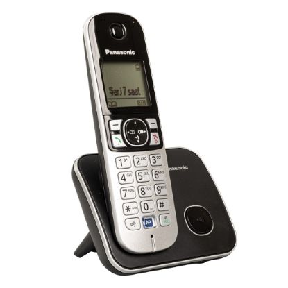 PANASONIC KX-TG6811 DECT SİYAH TELSİZ TELEFON resmi