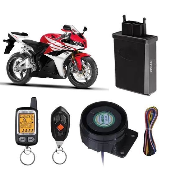 POWERMASTER PM-22737 SPY 120 DESİBEL SESLİ VE TİTREŞİMLİ MOTOSİKLET ALARM SİSTEMİ resmi