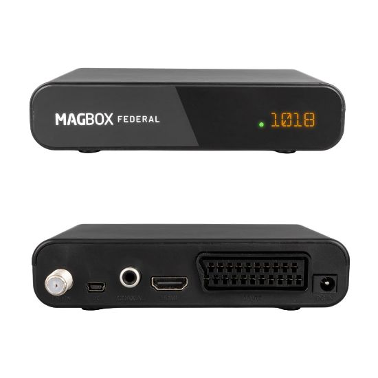 MAGBOX FEDERAL MİNİ HD + SCART TKGSLİ UYDU ALICISI resmi