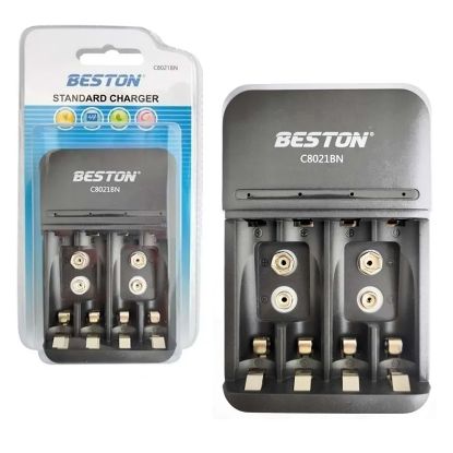 BESTON C8021BN 800MAH (4XAA - 4XAAA - 2X9V) PİL HIZLI ŞARJ CİHAZI resmi