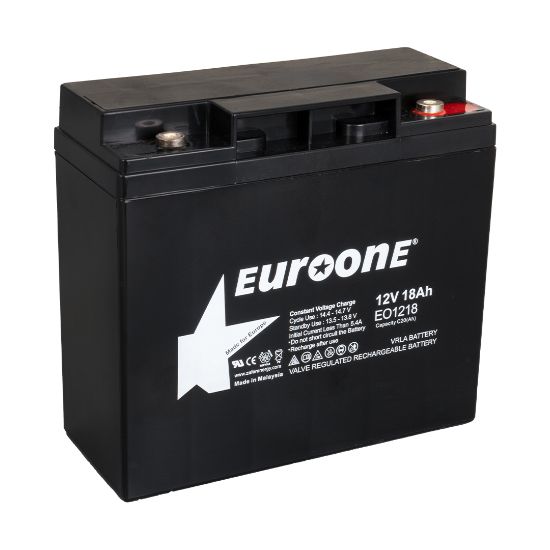 EUROONE EO1218 12 VOLT - 18 AMPER AKÜ (181 X 76 X 167 MM) resmi