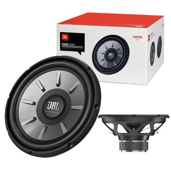 JBL STAGE 1210D 12 INCH 30CM BAS MAX 1000 WATT ÇİFTLİ OTO SUBWOOFER resmi