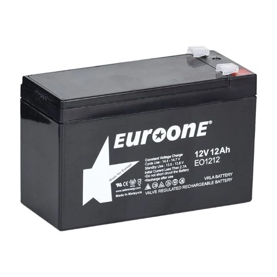 EUROONE EO-1212 12 VOLT - 12 AMPER AKÜ  (151 X 98 X 95 MM) resmi