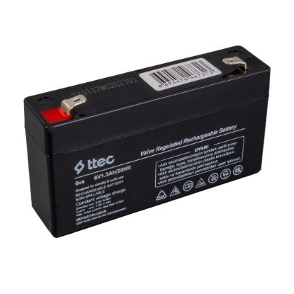 TTEC 6 VOLT 1.3 AMPER AKÜ (98 X 25 X 52 MM) resmi