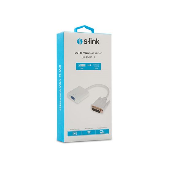 S-LINK SL-DVGA10 DVİ-D TO VGA AKTİF DÖNÜŞTÜRÜCÜ resmi