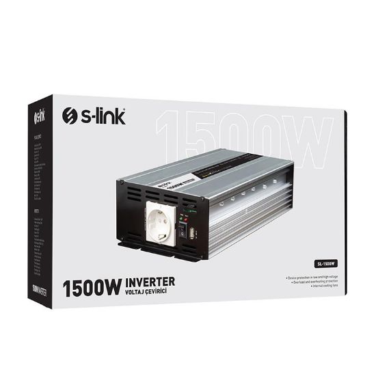 S-LINK SL-1500W 1500W DC12V-AC230V INVERTER resmi