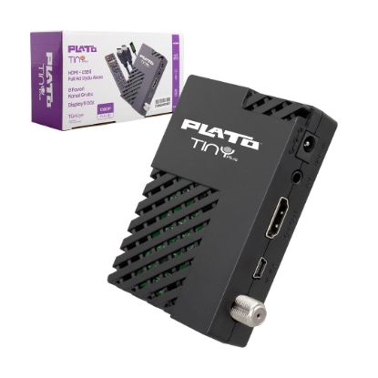 PLATO TINY PLUS TEK USBLİ WIFI DESTEKLİ HD UYDU ALICISI resmi