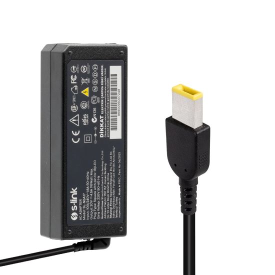 S-LINK SL-NBA17 20 VOLT 4.5 AMPER 90 WATT IBM LENOVA NOTEBOOK ADAPTÖR resmi
