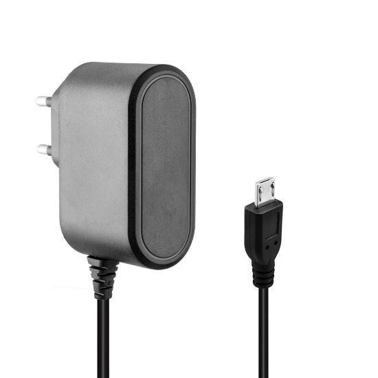 WEKO 5 VOLT - 1 AMPER MICRO USB UÇLU YERLİ ÜRETİM PRİZ TİPİ ADAPTÖR resmi