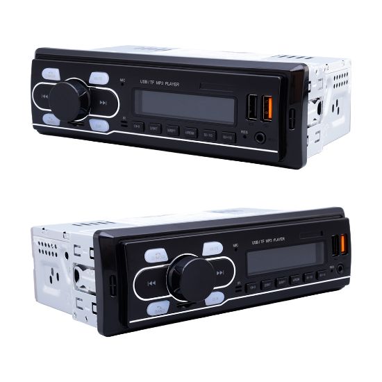 MAGICVOICE MV-24352 ÇİFT USB/SD/FM/AUX/BLUETOOTH KUMANDALI MEKANİKSİZ OTO TEYP 4X45 WATT resmi