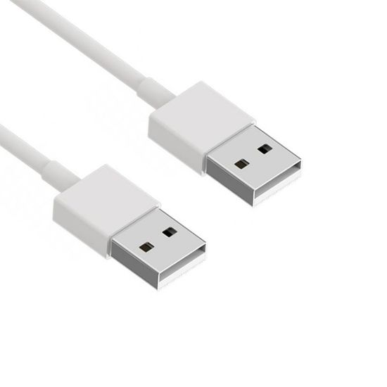 USB ERKEK ERKEK A/A 1 METRE BEYAZ KABLO resmi