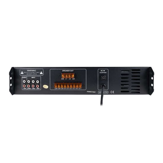 WESTA WM-2700U 700 WATT USB/BT/SD 4-16-70-100V 6 BÖLGELİ HAT TRAFOLU MİKSER ANFİ resmi