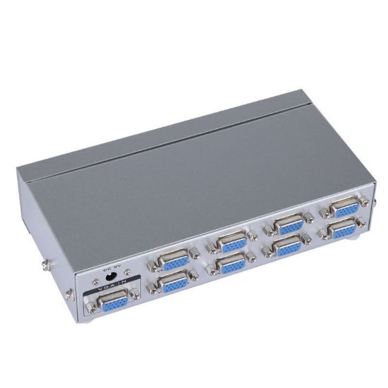 POWERMASTER PM-2553 1920X1440 250 MHZ 8 PORT VGA DAĞITICI SPLITTER resmi