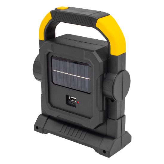 POWERMASTER HC-7078-D TAŞINABİLİR 3 ÇALIŞMA MODLU 32 SMD LEDLİ TAŞINABİLİR ŞARJLI SOLAR LAMBA resmi