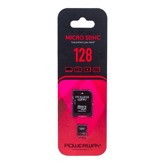 POWERWAY PWR-128 128 GB MICRO SD HAFIZA KARTI resmi