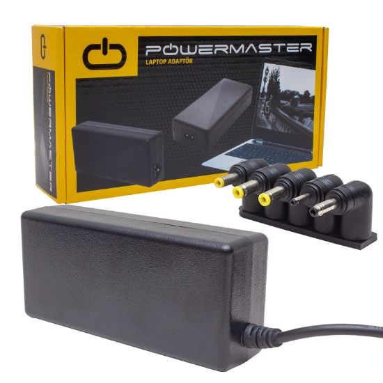 POWERMASTER PM-30059 15 VOLT - 20 VOLT ARASI 40 WATT UNIVERSAL NOTEBOOK ADAPTÖR resmi
