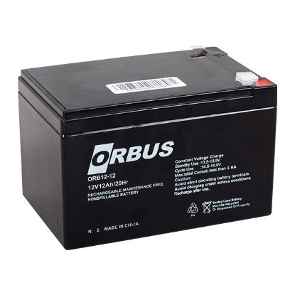 ORBUS ORB12-12 12 VOLT - 12 AMPER AKÜ (151 X 98 X 95 MM) resmi