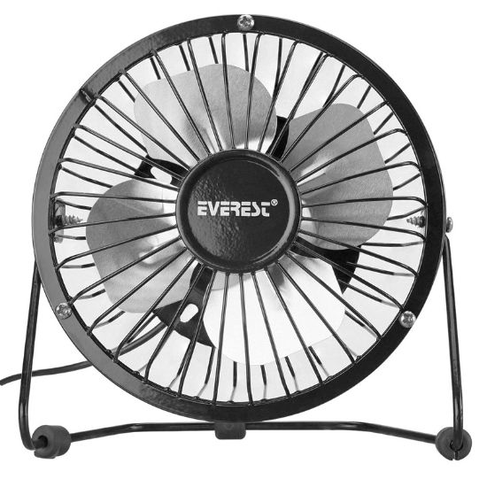 EVEREST EFN-482 MASAÜSTÜ METAL SİYAH FAN resmi