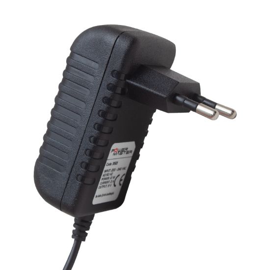 POWERMASTER PM-31521 9 VOLT - 2 AMPER 2.5*0.7 İNCE UÇ TABLET PC ADAPTÖRÜ resmi