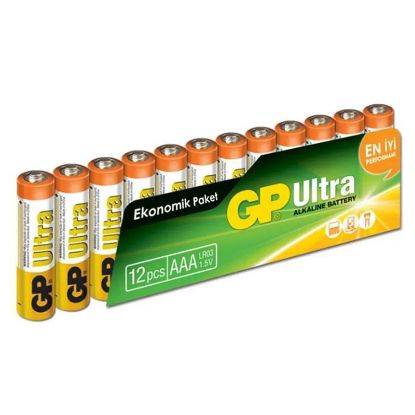 GP 24AU ALKALİN AAA İNCE PİL (12Lİ PAKET FİYATI) resmi