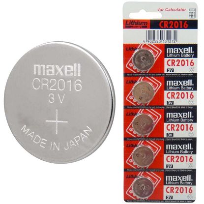 MAXELL CR2016 3 VOLT LİTYUM PARA PİL (5Lİ PAKET) resmi