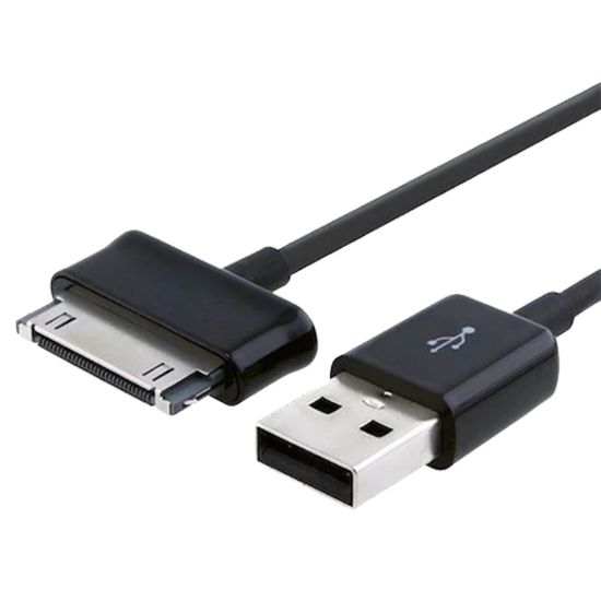 POWERMASTER SAMSUNG TABLET DATA KABLOSU USB TO SAMSUNG 1 METRE SİYAH KABLO resmi