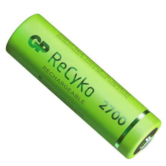 GP RECYKO AA 2600 MAH ŞARJLI 4LÜ PİL GP270AAHCE-2EB4 (GPRHC272E001) resmi