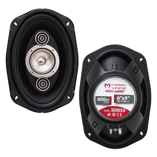 MAGICVOICE TS-A6987 6X9 1000 WATT/1800 WATT OVAL OTO HOPARLÖR (MGV-A6987 - 600 WATT) resmi