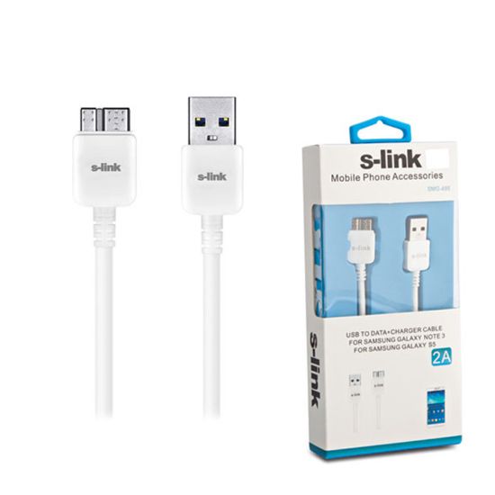 S-LINK SMG-495 NOTE3 DATA ŞARJ KABLOSU resmi