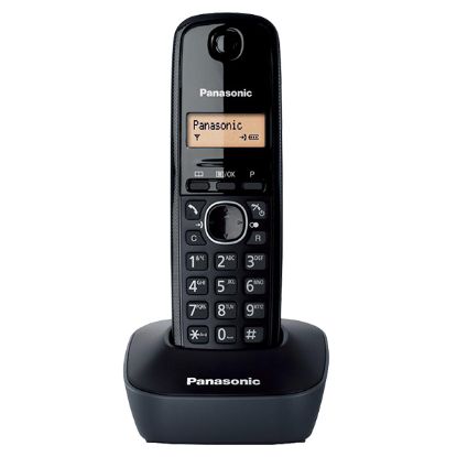 PANASONIC KX-TG1611 DECT SİYAH TELSİZ TELEFON resmi