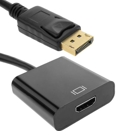 POWERMASTER PM-34219 DISPLAY PORT TO HDMI DİŞİ 10 CM ÇEVİRİCİ KABLO resmi