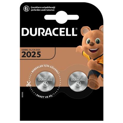 DURACELL CR2025 LİTYUM PİL (2Lİ PAKET FİYATI) resmi