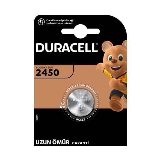 DURACELL CR2450 LİTYUM PİL (TEK FİYAT) resmi