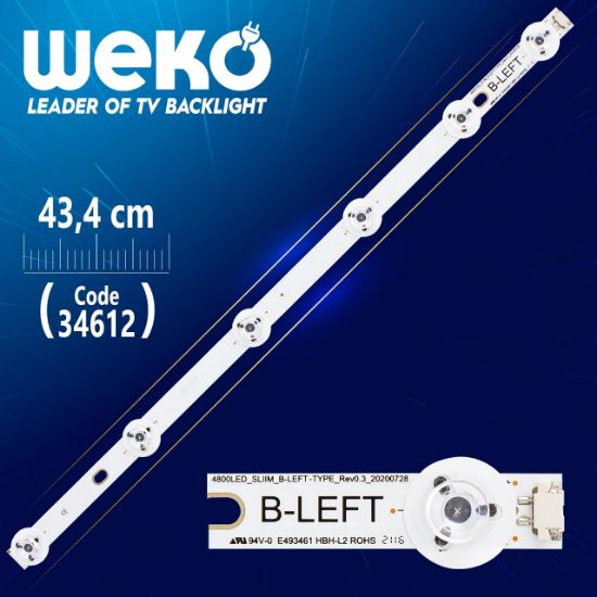 480DLED_SLIM_B-LEFT-TYPE_REV03 - 43.4 CM 6 LEDLİ - (WK-194) resmi