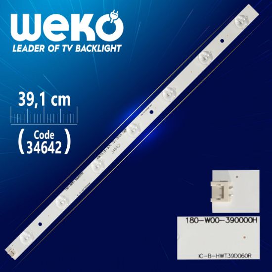 180-W00-390000H IC-B-HWT39D060R  39.1 CM 7 LEDLİ - (WK-71/WK-198) resmi