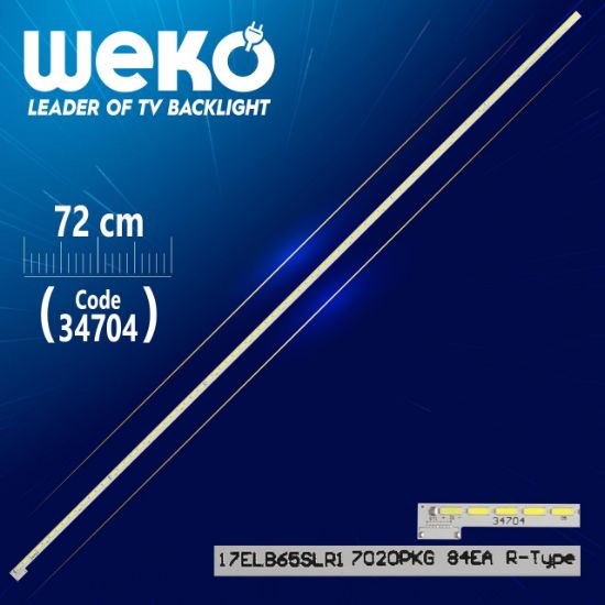 65İNCH 17ELB65SLR1 7020PKG 84EA R-TYPE REV0.1 150409 - 72 CM 84 LEDLİ - (WK-161) SOKETSİZ resmi