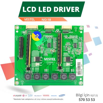 LCD LED DRIVER VESTEL (17CON06-1,20513458) (NO:18) resmi