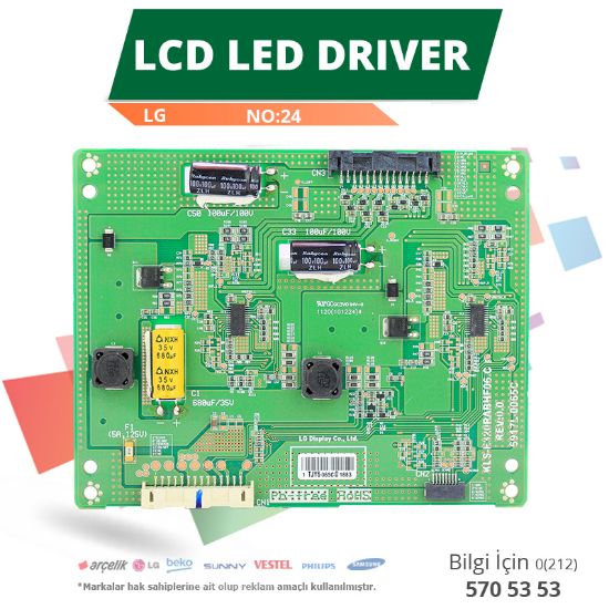 LCD LED DRIVER LG (6917L-0065C,KLS-E320RABHF06 C REV0.0) (LC320EUN SD U1) (NO:24) resmi