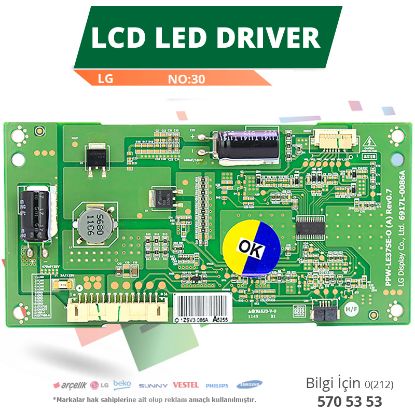 LCD LED DRIVER LG (6917L-0086A,PPW-LE37SE-O (A) REV0.7) (LC370EUN SE M2) (NO:30) resmi