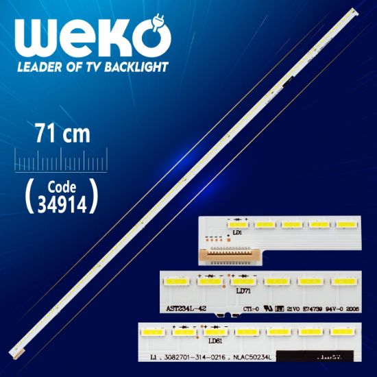 NLAC50234L - AST234L-42A1 - 71 CM 80 LEDLİ - (WK-751) resmi