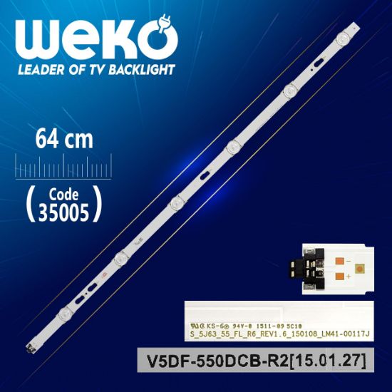 V5DF-550DCB-R2 - S_5J63_55_FL_R6_REV1.6_150108_LM41-00117J - (RIGHT) - 64 CM 6 LEDLİ (WK-794) resmi