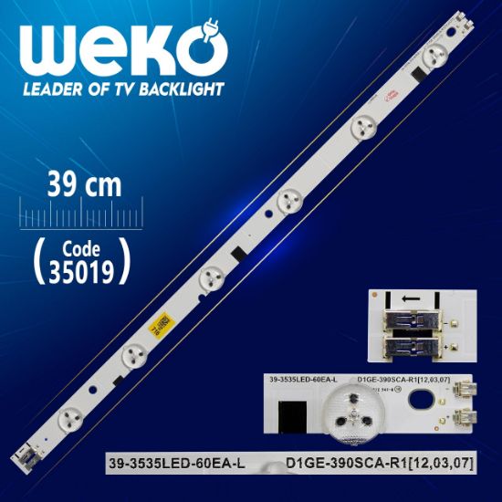 39-3535LED-60EA-L - D1GE-390SCA-R1 - 39 CM 6 LEDLİ (WK-804) resmi