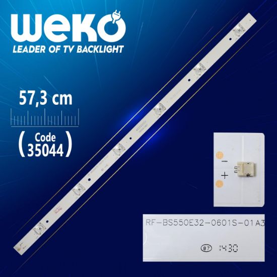 RF-BS550E32-0601S-01A3 - 4655DZ001 - R4808 0319 - 57.3 CM 6 LEDLİ - (WK-822) resmi