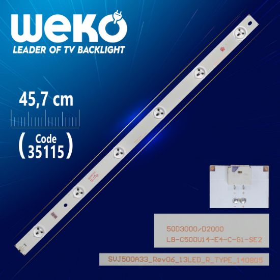 SVJ500A33_REV06_13LED_R_TYPE - LB-C500U14-E4-C-G1-SE2 - 45.7 CM 6 LEDLİ - (WK-855) resmi