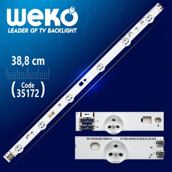 40-3535LED-60EA-L-D1GE-400SCA-R3-D1GE-400SCA-R2 ATYPE - 38.8 CM 6 LEDLİ - (WK-331) resmi